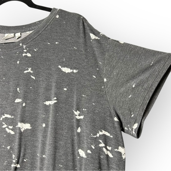 BP. Grey Splotch Long Short Sleeve Tee L - Picture 3 of 5
